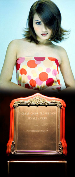2000 MALAYSIA L'OREAL COLOR TROPHY Female Cover Award
